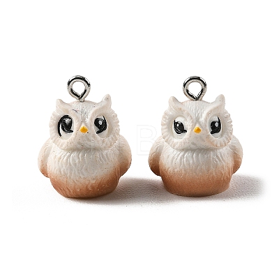 Opaque Resin Pendants RESI-G129-08-1