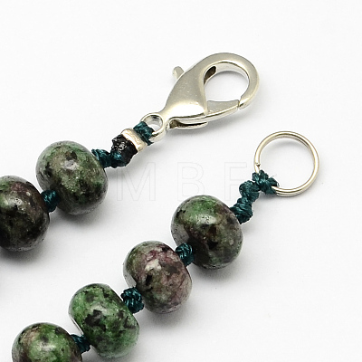 Fashionable Gemstone Beaded Necklaces NJEW-R211-11-1
