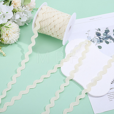 1 Roll Polyester Wave Bending Fringe Trim OCOR-ME0001-97B-1