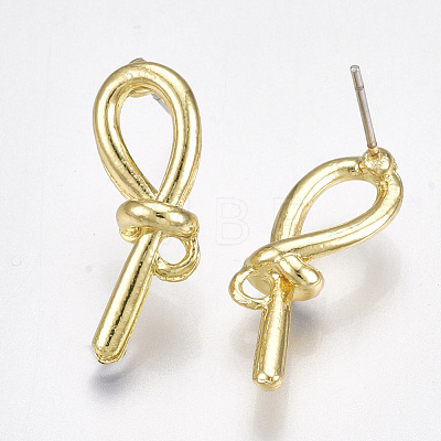 Alloy Stud Earring Findings PALLOY-S121-78-1