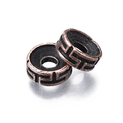 Tibetan Style Spacer Beads TIBEP-S315-46R-NR-1