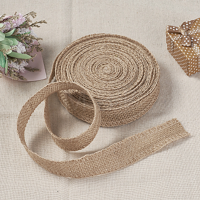 Braided Burlap Ribbon OCOR-TAC0001-01A-1