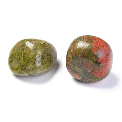 Natural Unakite Beads G-M368-09A-1