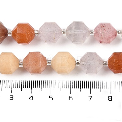 Natural Rutilated Quartz Beads Strands G-O201B-151H-1