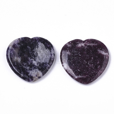 Natural Lepidolite Thumb Worry Stone X-G-N0325-01D-1