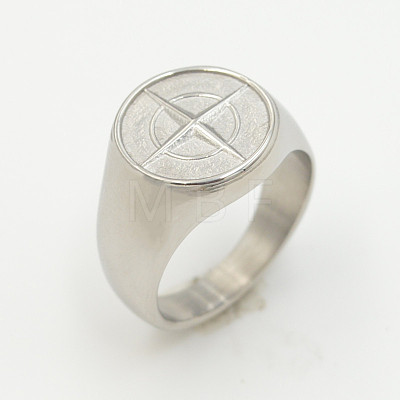304 Stainless Steel Finger Rings FS-WG5F41B-61-1