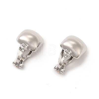 Alloy Clip-on Earring Findings PALLOY-M208-05P-1