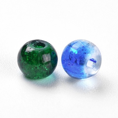 Baking Painted Crackle Glass Beads DGLA-X0006-4mm-01-1