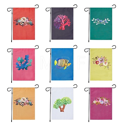 Polyester Garden Flag AJEW-WH0118-87F-1