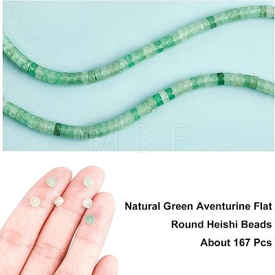  167Pcs Natural Flower Amazonite Heishi Beads for DIY Jewelry Making DIY-NB0006-35-1