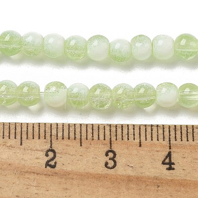 Crackle Glass Beads Strands GLAA-U001-4mm-09-1