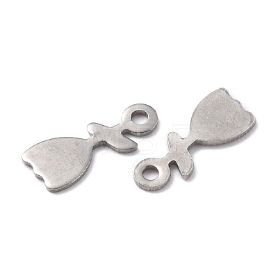 201 Stainless Steel Pendants STAS-K217-53-1