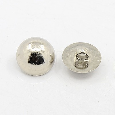 1-Hole Plating Acrylic Shank Button BUTT-D005-01-1