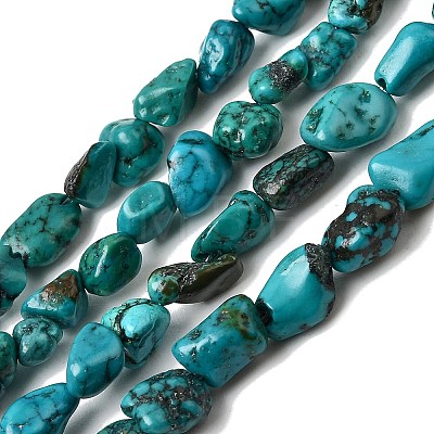 Natural HuBei Turquoise Bead Strands G-H345-A01-05-1