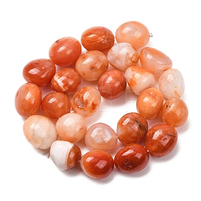 Natural Red Botswana Agate Beads Strands G-G117-A05-06-1