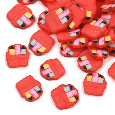 Back to School Handmade Polymer Clay Cabochons CLAY-A007-16B-1