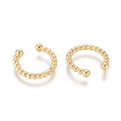Brass Cuff Earrings EJEW-L244-02G-1