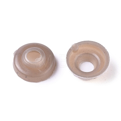 Craft Plastic Doll Eyes Buttoned Back DIY-TAC0005-05-14mm-1