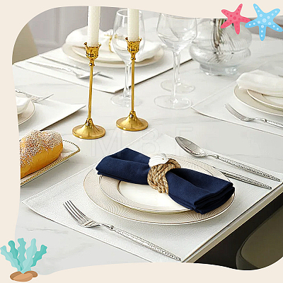 12Pcs 6 Styles Grass Napkin Rings AJEW-NB00025-1