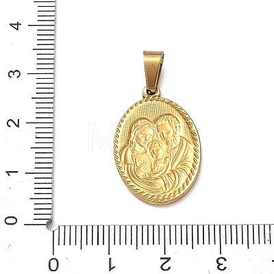 Religion 304 Stainless Steel Pendants STAS-H264-13G-AG-1
