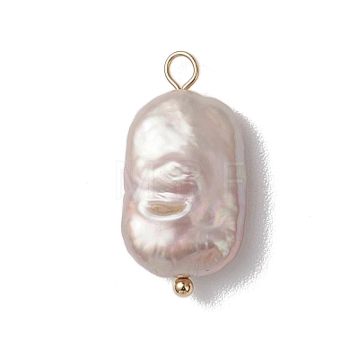 Natural Keshi Pearl Pendants PALLOY-JF04801-1