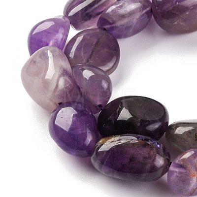 Natural Amethyst Beads Strands G-G146-A09-02-1