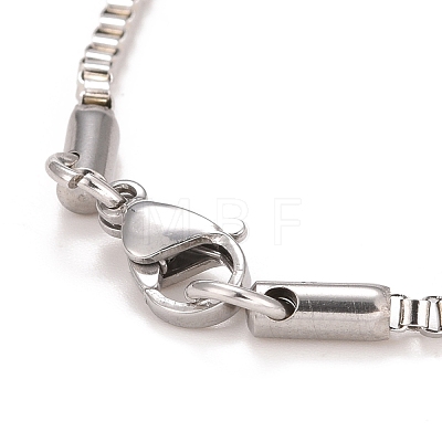 Men's Box Chain Necklaces 304 Stainless Steel Necklaces NJEW-507L-4-1