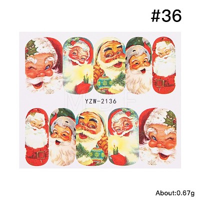 Christmas Series Nail Art Full-Cover Sticker MRMJ-Q058-2136-1