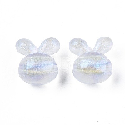 Transparent Acrylic Beads X-OACR-N008-105-1