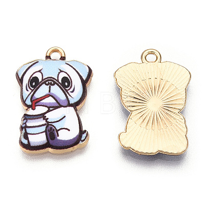 Printed Alloy Pendants ENAM-N056-199D-1