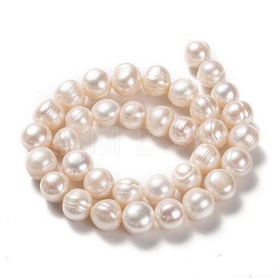 Natural Cultured Freshwater Pearl Beads Strands PEAR-L033-91-1