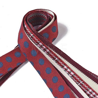 Polyester & Polycotton Ribbons Sets SRIB-P022-01B-15-1