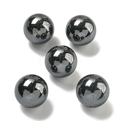 Non-magnetic Synthetic Hematite Round Ball Figurines Statues for Home Office Desktop Decoration G-P532-02A-05-1