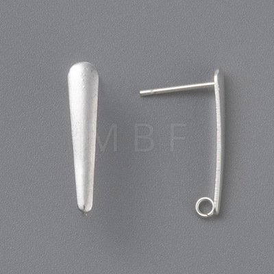 304 Stainless Steel Stud Earring Findings STAS-H436-22S-A-1