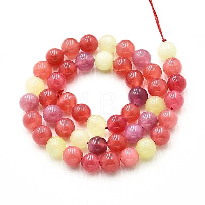 Natural Quartz Beads Strands G-N355-8mm-25-1
