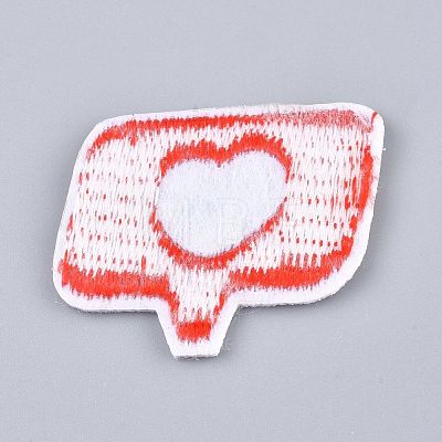 Computerized Embroidery Cloth Iron on/Sew on Patches DIY-L031-073-1