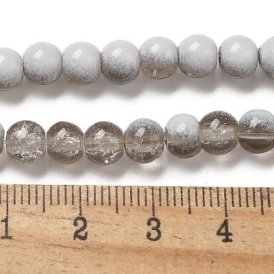 Crackle Glass Beads Strands GLAA-U001-6mm-06-1