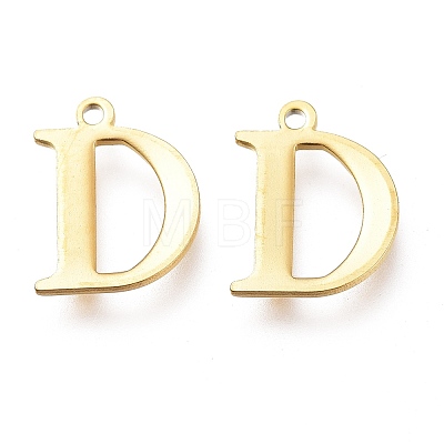 PVD Vacuum Plating 304 Stainless Steel Charms STAS-H112-D-G-1