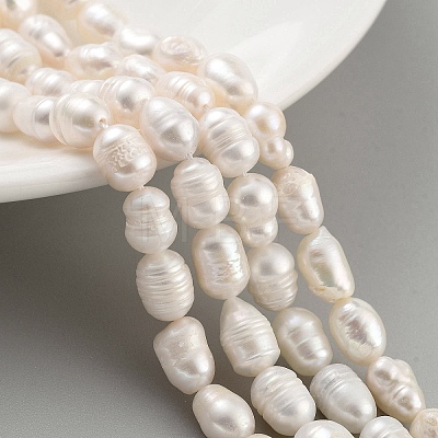 Natural Cultured Freshwater Pearl Beads Strands PEAR-P062-08A-1