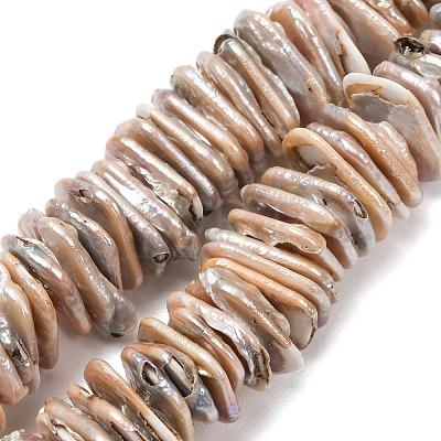 Natural Baroque Keshi Pearl Beads Strands PEAR-S018-05D-01-1
