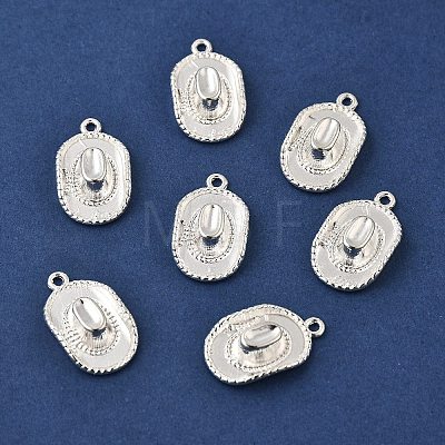 Tibetan Style Alloy Hat Pendants TIBEP-1023-S-FF-1