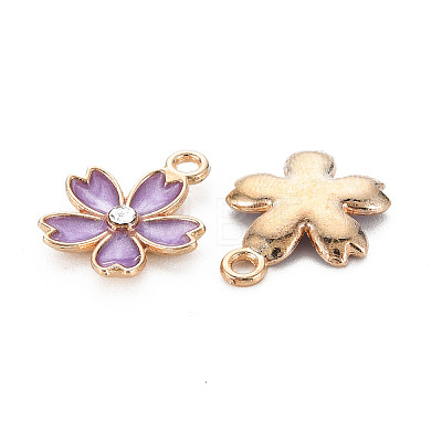 Alloy Enamel Pendants X-ENAM-S121-052E-1