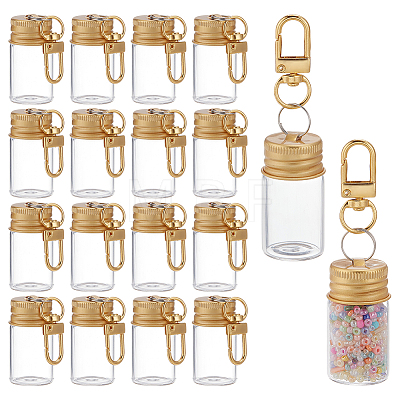 40Pcs Glass Home Storage Bottles AJEW-OC0015-48G-1