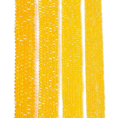 Electroplate Glass Beads Strands EGLA-A044-T4mm-A05-1