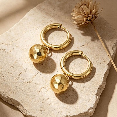 304 Stainless Steel Hoop Dangle Earrings for Women WG2ED0E-01-1