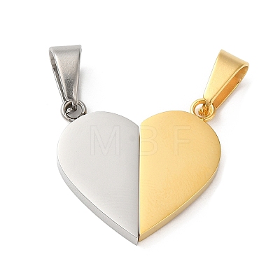 Ion Plating(IP) 304 Stainless Steel Split Pendants STAS-E195-03GP-1