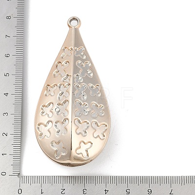 Plating Acrylic Pendants OACR-F012-07G-1