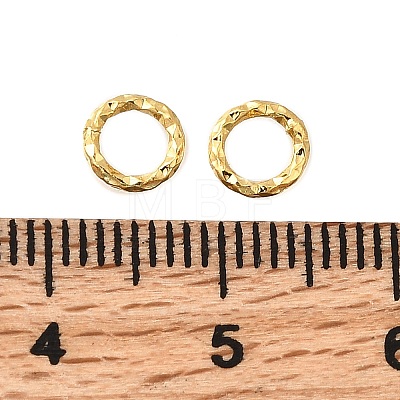 Brass Soldered Closed Rings KK-B147-05A-G-1