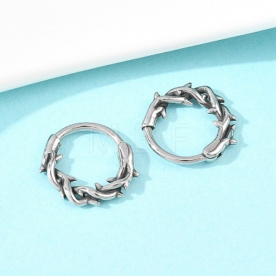 316 Stainless Steel Cartilage Earrings AJEW-C044-16D-AS-1