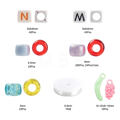 Beads & Pendants Kit for DIY Jewelry Making Finding Kit DIY-FS0001-99-1